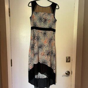 Colorful High-Low Sleeveless Dress